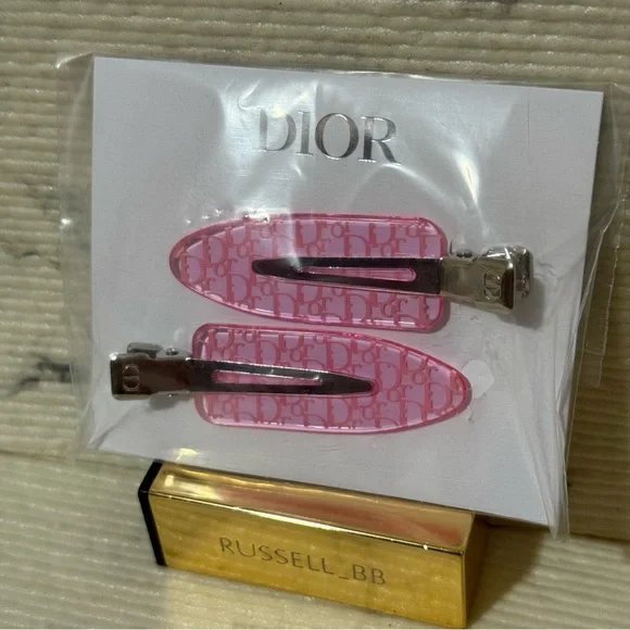 Dior Beauty Pink Trotter Style Set of Hair Clips - Picture 3 of 8
